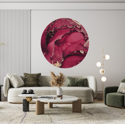 Sticker decorativ - Cromatica roz