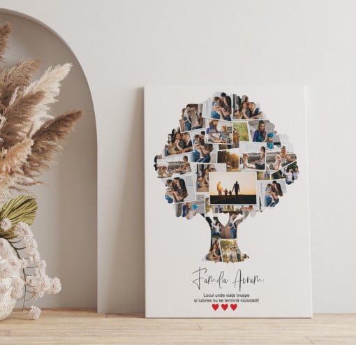 Tablou canvas personalizat - Familie 22 poze