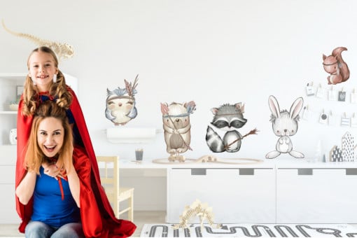 Animalute simpatice...-sticker decorativ