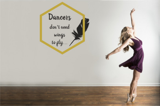 Dancers - sticker decorativ