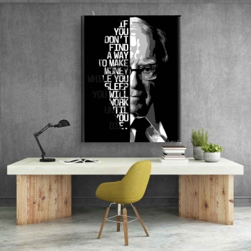 Tablou canvas - citat Warren Buffett