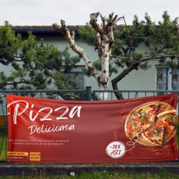 Banner personalizat - Pizzerie