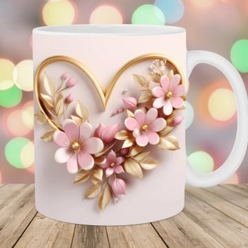 Cana cu efect 3d - trandafiri