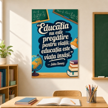 Sticker Educativ - Educatia este viata insasi