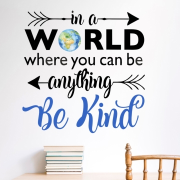 Sticker Educativ motivațional – Be kind