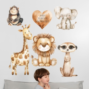 Sticker pentru copii - Indragim animalele