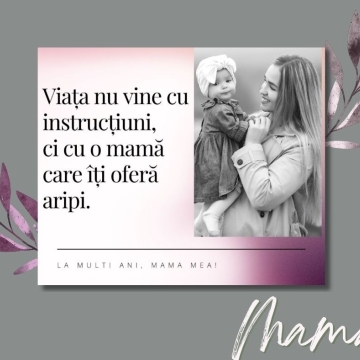 Tablou canvas Viata cu mama