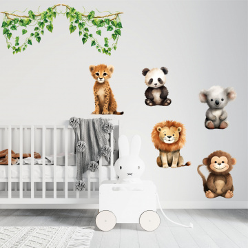 Sticker pentru copii "Animalele junglei"