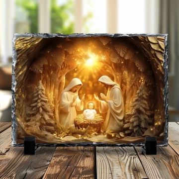 Ardezie cu Efect 3D – Nașterea lui Iisus