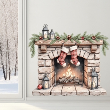 Decor Șemineul lui Moș Crăciun
