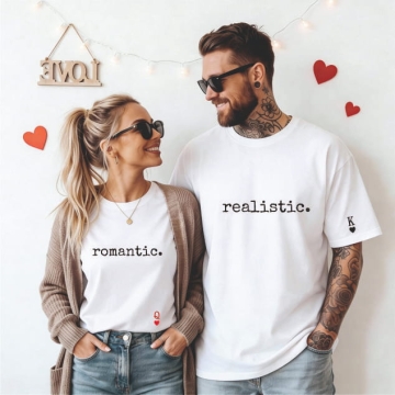 Set tricouri cuplu - Romantică si realist