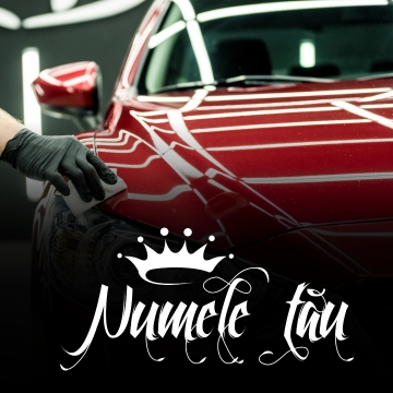 Sticker auto Personalizat cu Numele tau