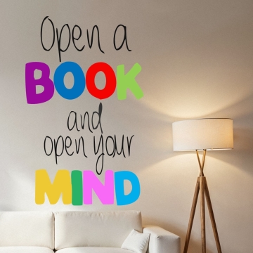 Sticker Educativ - Open a book