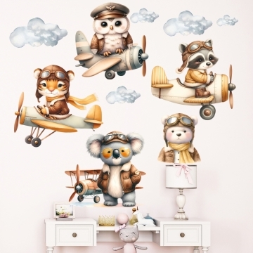 Sticker pentru copii - 5 piloti