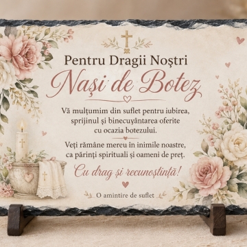Ardezie – Pentru Nasii de botez