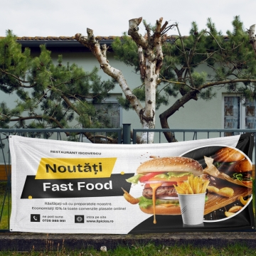 Banner personalizat - Fast-Food