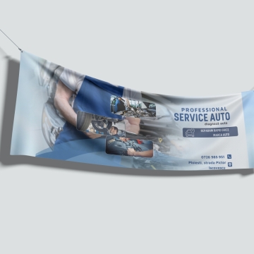 Banner personalizat - Service auto