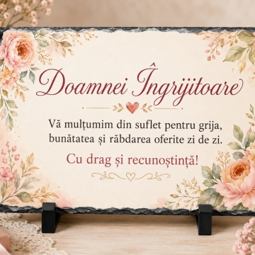 Ardezie – Pentru doamna ingrijitoare