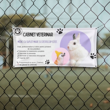 Banner personalizat - Cabinet veterinar