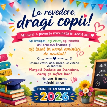 Banner personalizat - Final de an