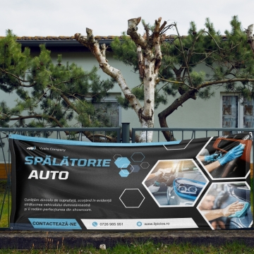 Banner personalizat - Spalatorie masini