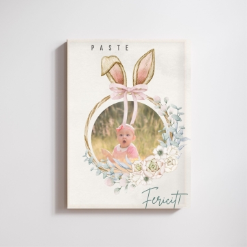Tablou canvas personalizabil - Paște 2026