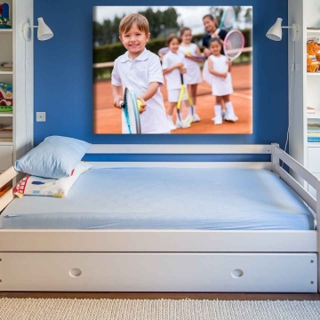 Tablou canvas personalizat Pe terenul de tenis
