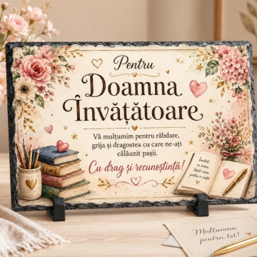 Ardezie – Pentru iubita doamna invatatoare