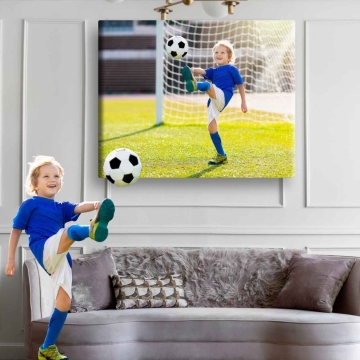 Tablou canvas personalizat Jucator de fotbal