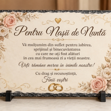 Ardezie – Pentru Nasii de cununie