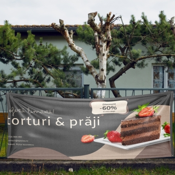 Banner personalizat - Cofetarie