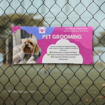 Banner personalizat - Pet Grooming