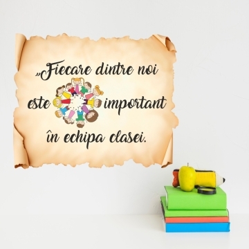 Sticker Educativ - Fiecare dintre noi