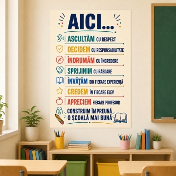 Sticker Educativ - o scoala mai buna