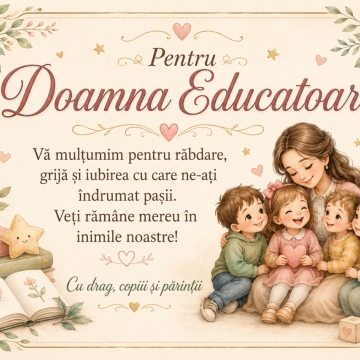 Ardezie – Pentru doamna educatoare