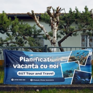 Banner personalizat - Agentie de turism