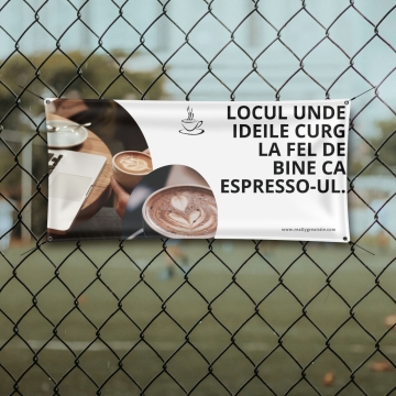 Banner personalizat - Cafenea