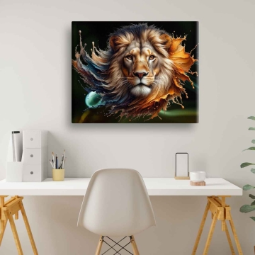 Tablou canvas - Leul
