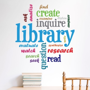 Sticker Educativ - Library