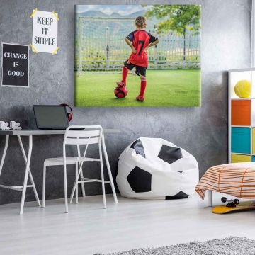 Tablou canvas personalizat Fata in fata cu poarta