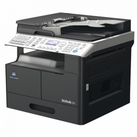 Bizhub 215 + DF-625 (RADF set) + retea, Copiator alb-negru, format A3, toner cadou, PROMOTIE - Img 2