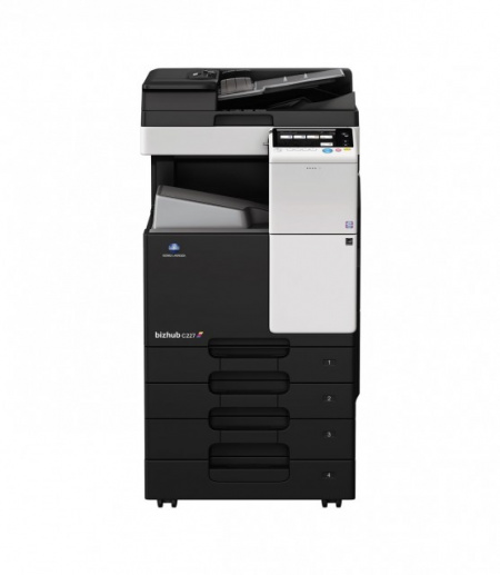 BIZHUB C227 + DF-628 (RADF), Copiator color A3, Konica Minolta reconditionat - Img 2
