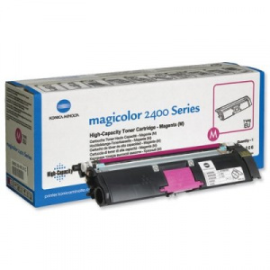 Magenta toner cartridge Magicolor 2400W/2480MF/2500W/2550