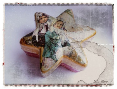 Vintage  Christmas Box   deco6 - Img 2