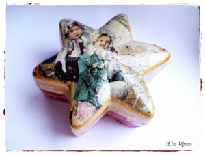 Vintage  Christmas Box   deco6