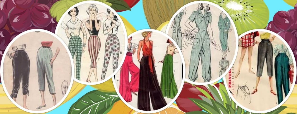 PANTALONI ȘI SALOPETE VINTAGE