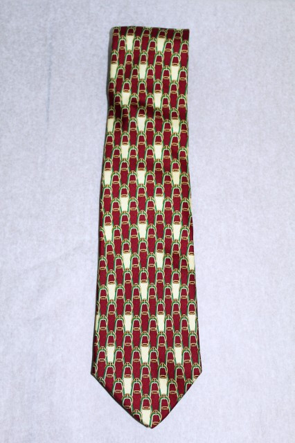 Cravata "Renato Balestra" print curele anii '80