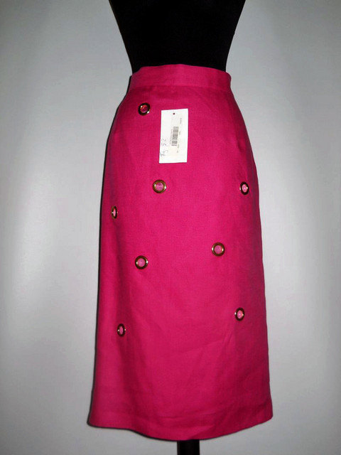 Fusta retro fucsia anii '80