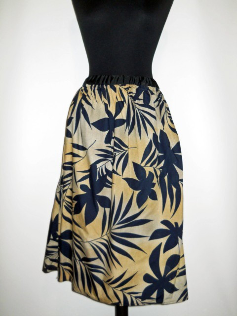 Fusta retro jungle print anii '80