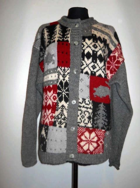 Cardigan retro "Eddie Bauer" anii '90